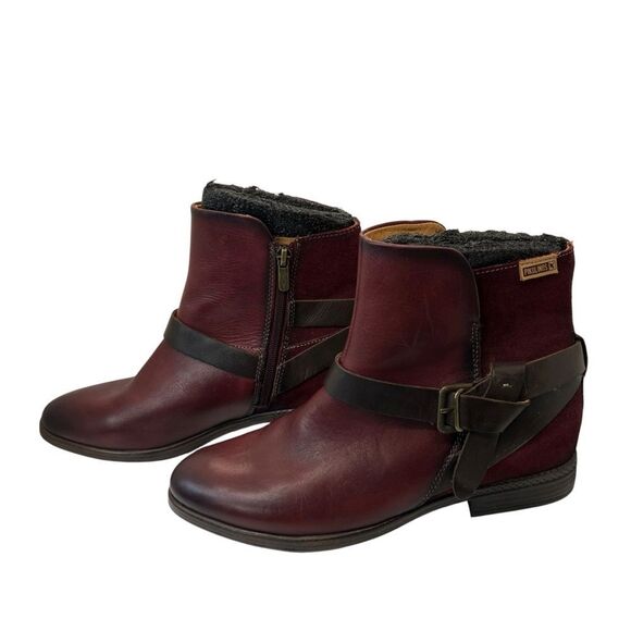 Pikolinos Ordino EU 39 style W8M-8919 Ankle Boot (Women) - Garnet Leather - Picture 2 of 15